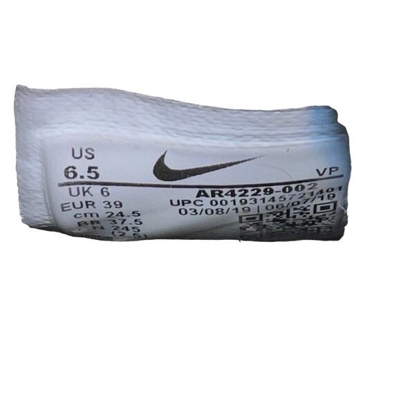 Nike Zoom KD12 Basketball Sneakers Boys Size 6.5 Black and Cement Gray & Black - Picture 4 of 5